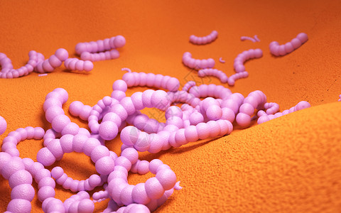 足溃疡大肠杆菌场景设计图片