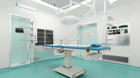妇科手术台手术室场景设计图片
