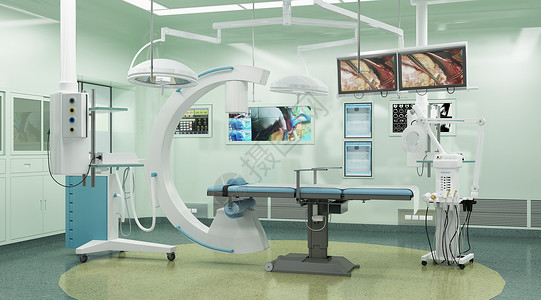 放射设备医疗器械场景设计图片
