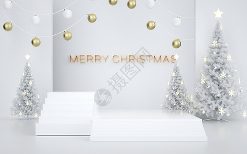 圣诞节背景圣诞电商海报高清图片