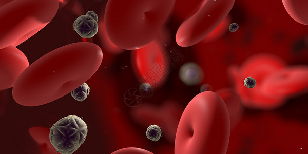 红色血浆病毒和红细胞设计图片