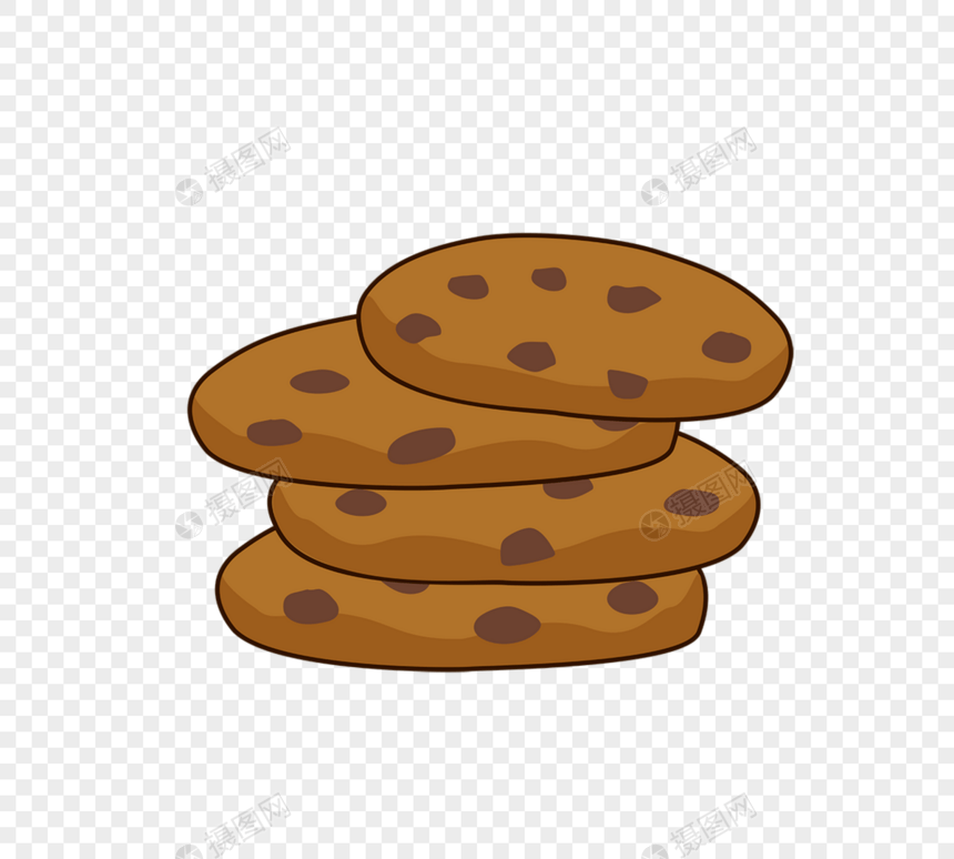 堆叠巧克力卡通黄油饼干cookie图片
