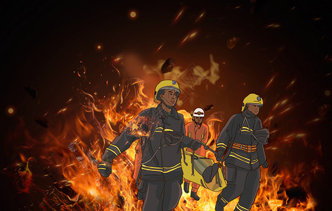 社区消防知识普及消防安全设计图片