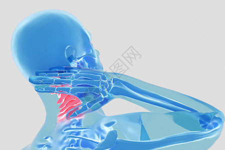 颈肩疼颈椎疾病设计图片