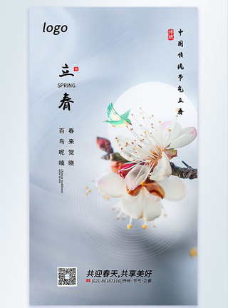 立春节气传统节气立春节气摄影图海报模板