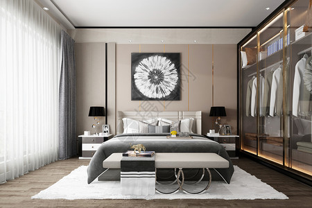 床极简现代简约家居设计设计图片