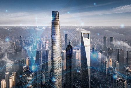 上海繁华商务科技城市设计图片