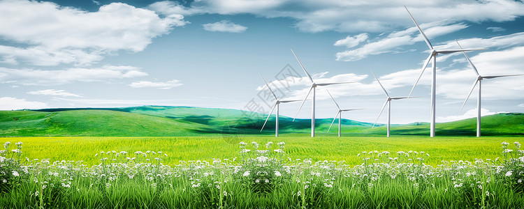 自然牧场新能源设计图片