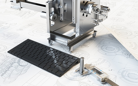 键盘机械素材工业科技设计图片