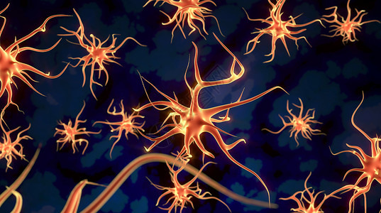 神经细胞神经递质高清图片
