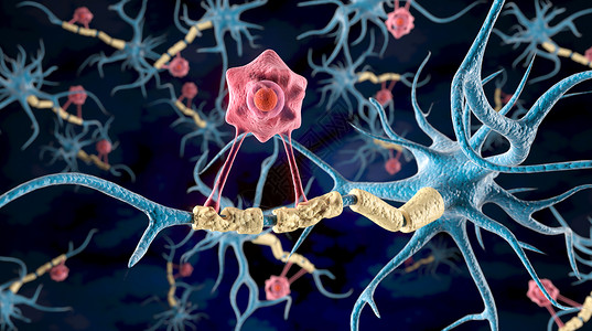 神经突触神经系统病变设计图片