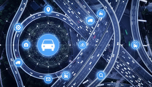 城市智慧交通智能交通管理系统设计图片