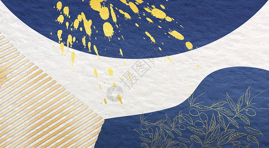 金边描线抽象莫兰迪背景设计图片