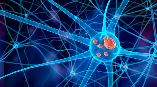 医学神经细胞疾病场景设计图片