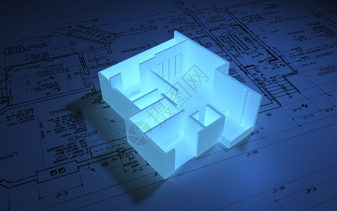 房产开发建筑模型高清图片