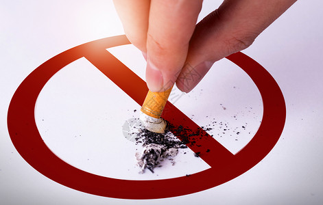 吸烟有害标志禁止吸烟设计图片