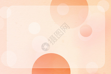 橙色圆形标签磨砂质感背景设计图片