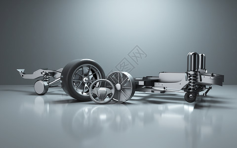 环卫三轮车汽车零件设计图片