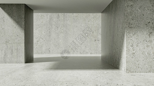 灰色墙面背景艺术建筑空间背景设计图片