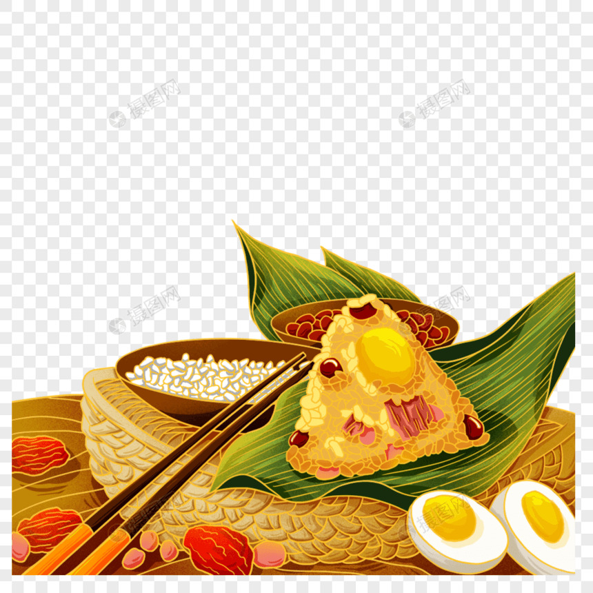 美味粽子图片
