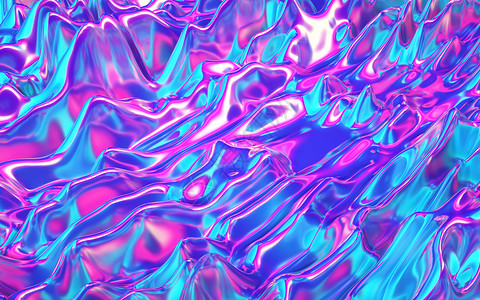 抽象紫色波纹镭射渐变设计图片