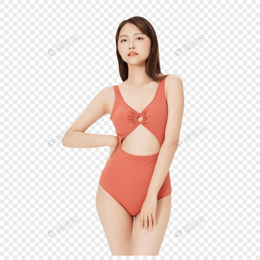 夏日泳装美女形象图片