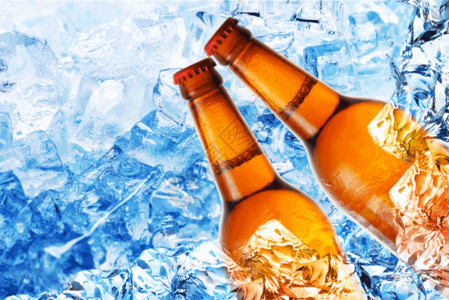 冰冷的夏日啤酒gif动图高清图片