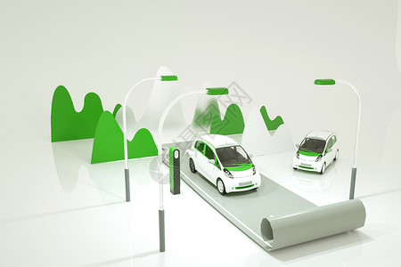 电动车车棚新能源环保概念设计图片