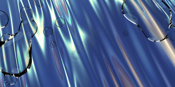 酸性美学玻璃风水滴背景高清图片
