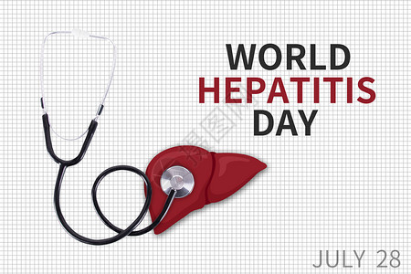 世界肝炎日背景图片