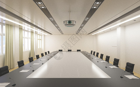 会议桌商务会议室设计图片