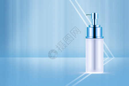 喷雾瓶子化妆品海报背景设计图片