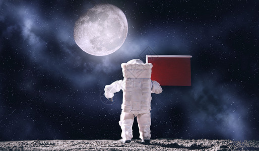 月日大促销人类月球日设计图片