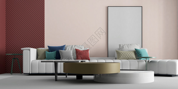 彩色椅子现代客厅家居设计设计图片