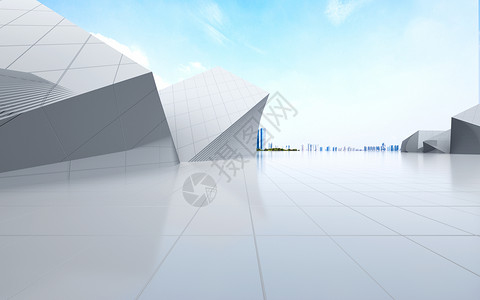 拱门天空建筑空间设计图片