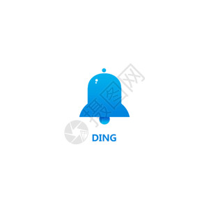 鞭炮icon蓝色铃铛提醒GIF图标高清图片