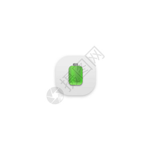 绿色手机充电GIF图标高清图片