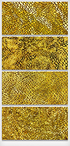 轻奢蛇皮纹理金色铂金华丽闪耀高清金箔背景素材高清图片