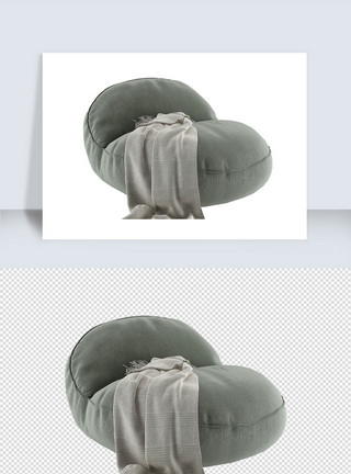 沙发材质创意沙发袋模型设计模板