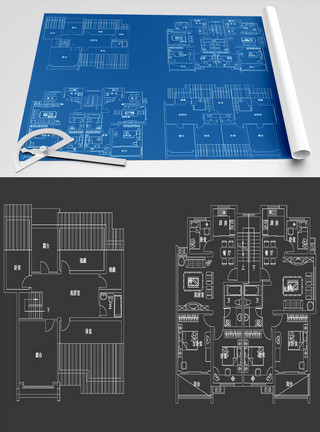 图图建筑户型图CAD图纸模板