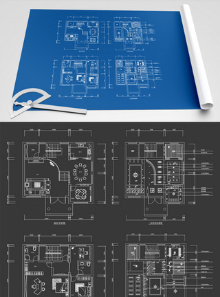 别墅户型图2021年别墅空间户型图设计模板