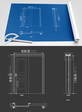 移门腰线素材2021年cad楼梯移门节点元素设计模板