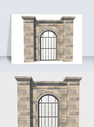 监狱铁门欧式铁艺门SU模型模板