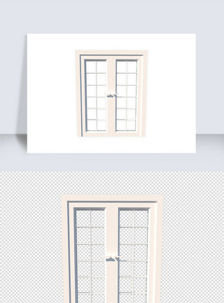 窗户建筑立体房门窗户su模型模板