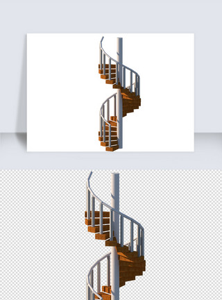室内旋转楼梯楼梯五金建模SU模型SU矢量图装修矢量图模板