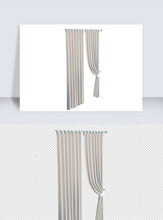 室内建模窗帘建模SU模型SU矢量图装修矢量图模板