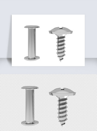 螺丝钉素材螺丝钉单体模型设计模板