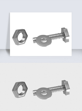 螺丝背景2021年螺丝组合单体模型设计模板