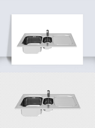 台盆五金厨房洗菜盆单体设计模板