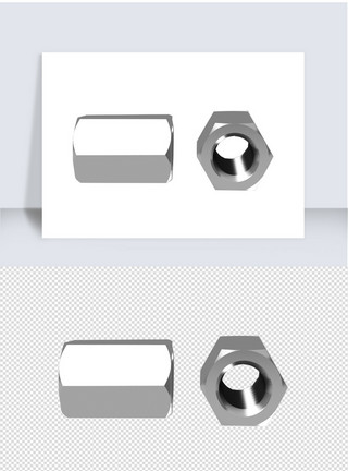 螺丝素材五金零件螺丝配件单体设计模板